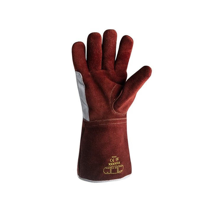 Welding Heat Resistant with HexHide Safety Work Gloves | HeatArmor 5050 | X-Large