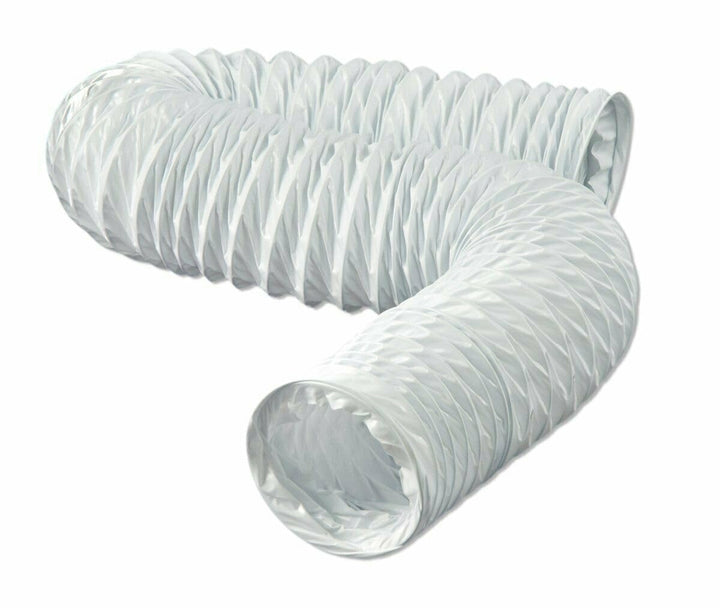 Lambro Industries 1309 4 x 8', White, Vinyl Vent Hose