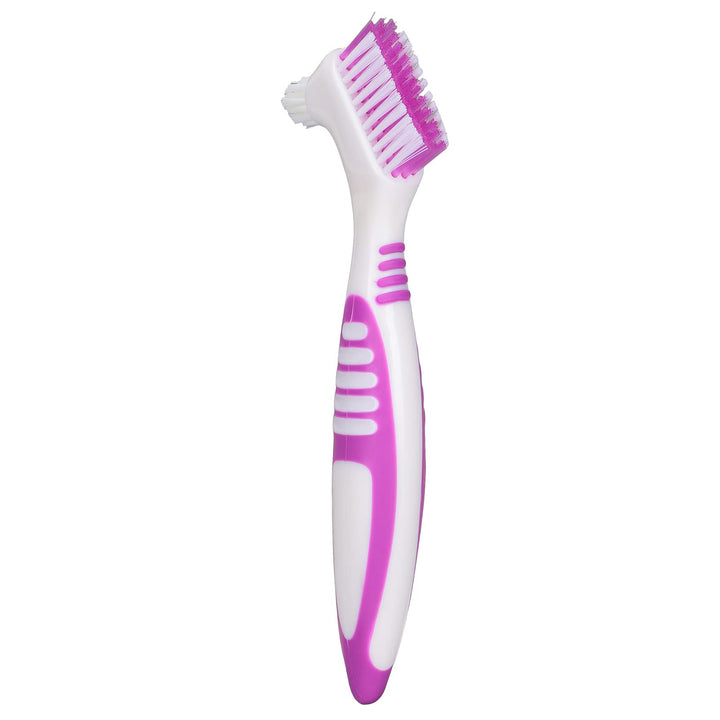 Denture Cleaning Brush Set, 1 Premium Denture Cleaner Set Top Denture Cleanser Tool Dual Head Denture Brush for Denture Care