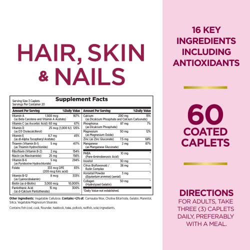 Nature's Bounty Optimal Solutions Hair, Skin & 