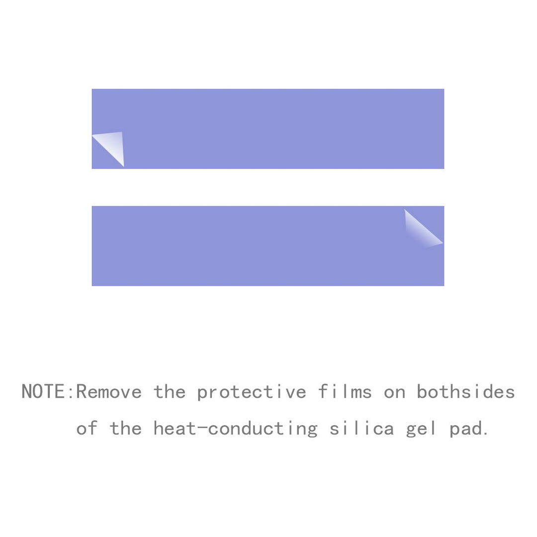 Laptop NVMe M.2 Heatsink with Nano Thermal Pads,Heat Sink Copper for 2280 M2 SSD Laptop (2pcs)