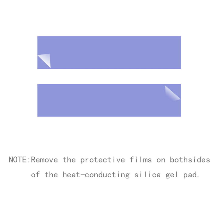 Laptop NVMe M.2 Heatsink with Nano Thermal Pads,Heat Sink Copper for 2280 M2 SSD Laptop (2pcs)