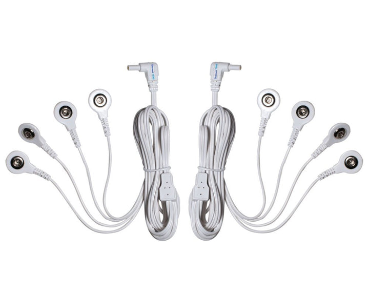 Tens Lead Wires, Port Doubler, 4 Snap Connectors (2 Pac