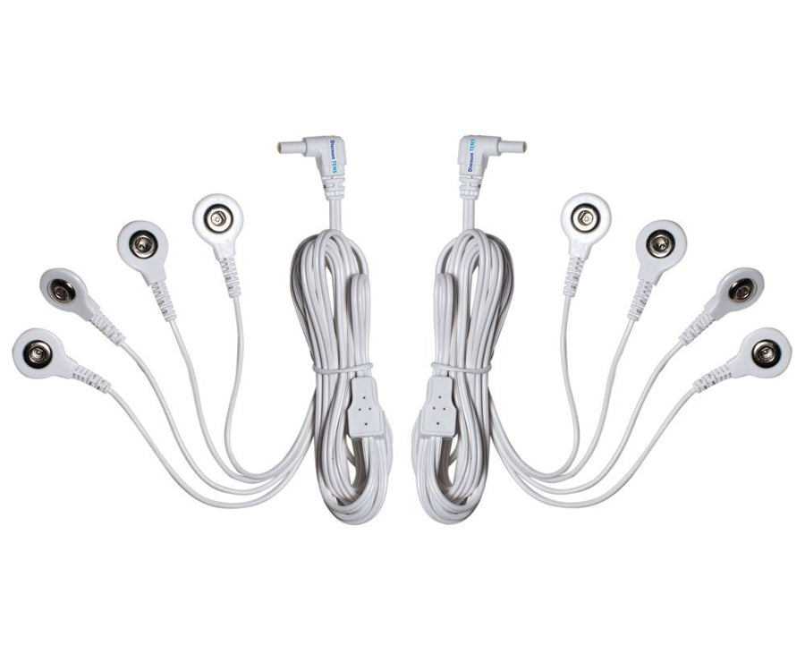 Tens Lead Wires, Port Doubler, 4 Snap Connectors (2 Pac