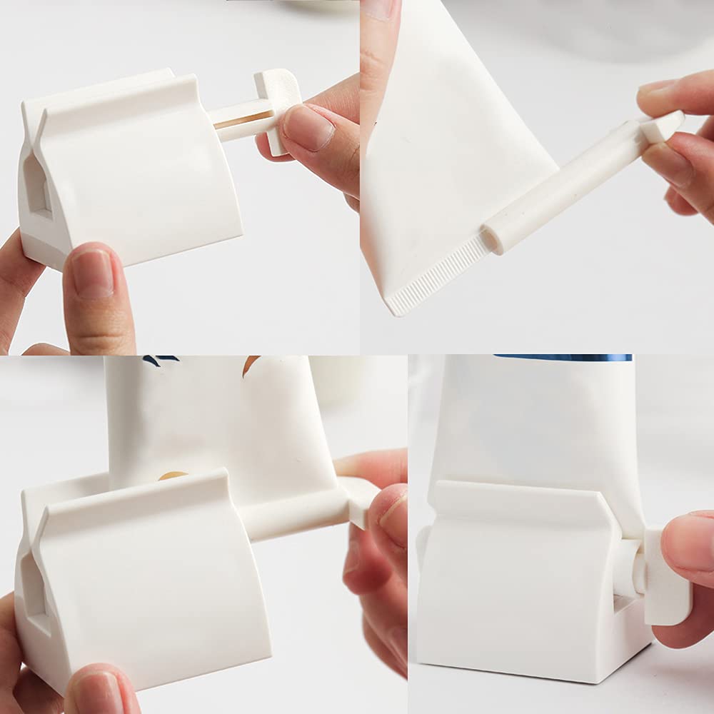 RAYNAG 2 Pack Bathroom Rolling Tube Toothpaste Squeezer