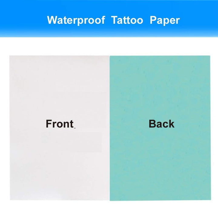Temporary Tattoo Paper A4 Size (8.3x11.7 inch) 5 Sheets DIY Tattoo Paper Transfer Decal Paper for Inkjet Printer