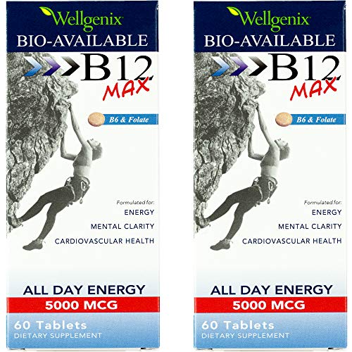 Wellgenix Bio-Available Sublingual B12 Max - Formulated