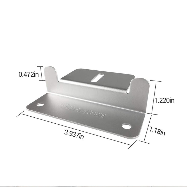 Solar Panel Mounting Z Brackets Lightweight Aluminum Corrosion-Free Construction for RVs, Trailers, Boats, Yachts, Wall and Other Off Gird Roof Installation, one set of 4 Units,Gray