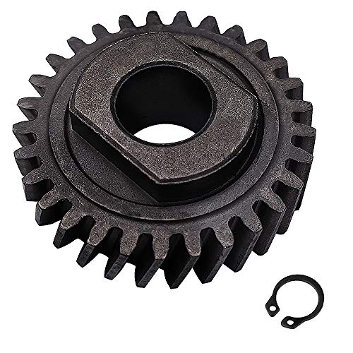 WP9706529 W11086780 Replacement Worm Gear Parts for KitchenAid Stand Mixer Worm Follower Gear with the 9703680 Circlip