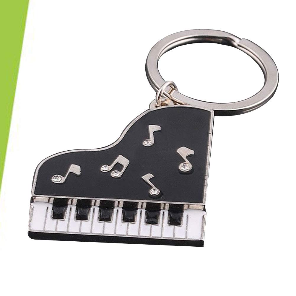 VOSAREA Piano Keyring Keychain Metal Cool Car Keyring P