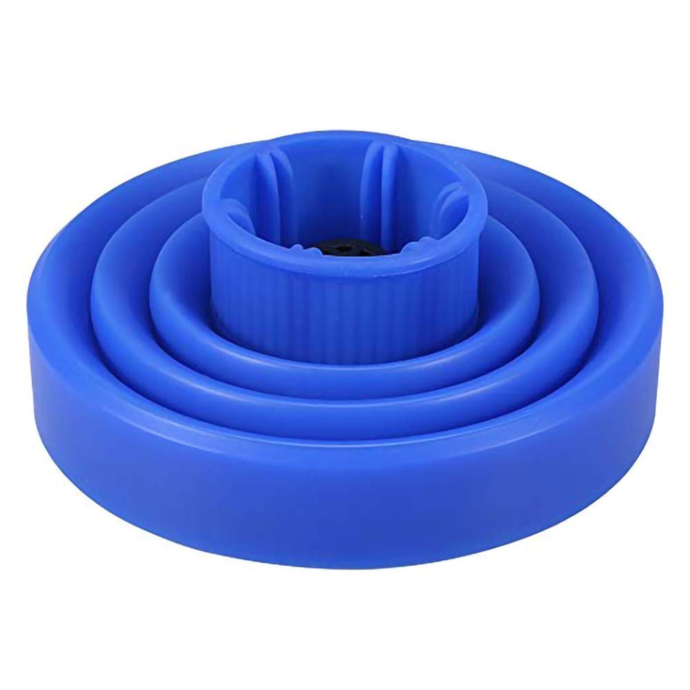 Collapsible Silicone Hair Diffuser Attachment- The Latest Travel Portable, 2019, Blue