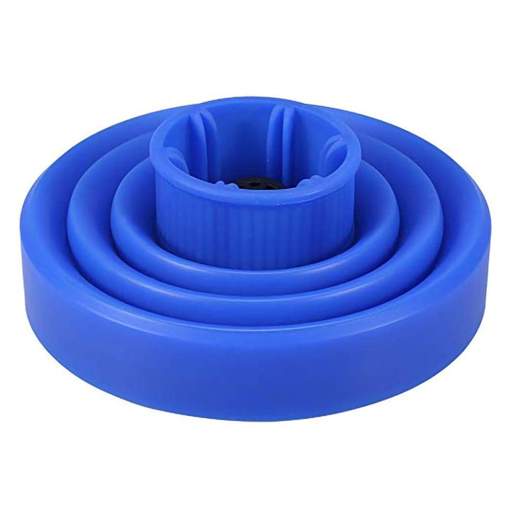 Collapsible Silicone Hair Diffuser Attachment- The Latest Travel Portable, 2019, Blue