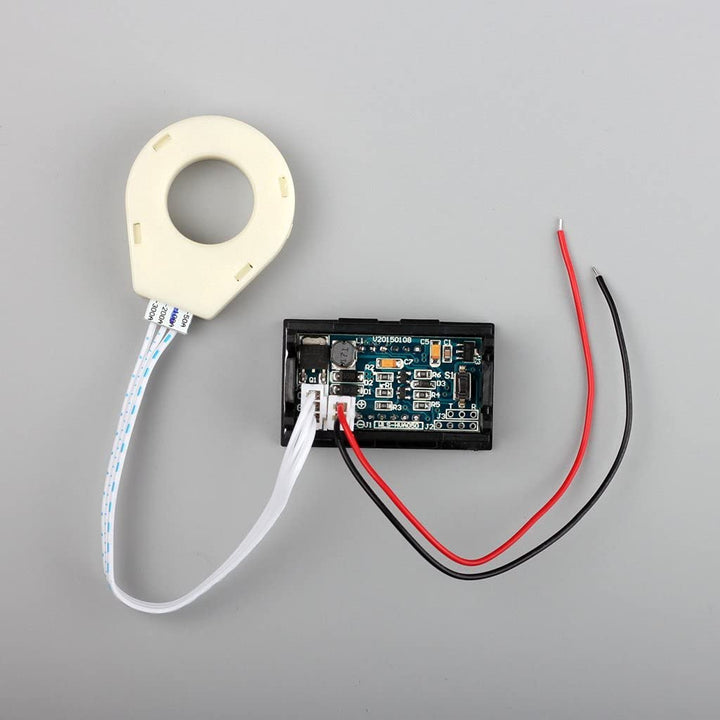 DC 5-120V 100A Mini Digital Current Voltage Amp Meter Ammeter Gauge with Hall Effect Sensor Transformer