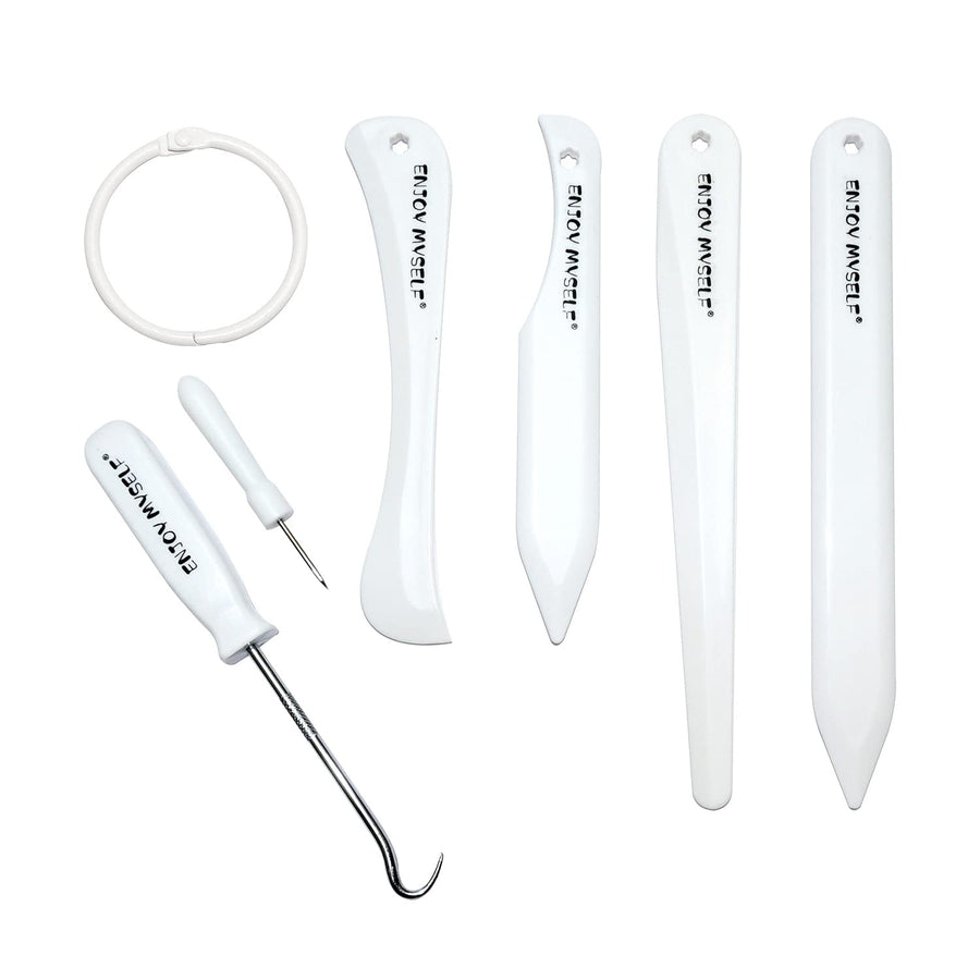 7pcs Bone folder and Scoring Tool, Paper Folding Tool, Bone Origami Creaser for Scrapbooking Card Making