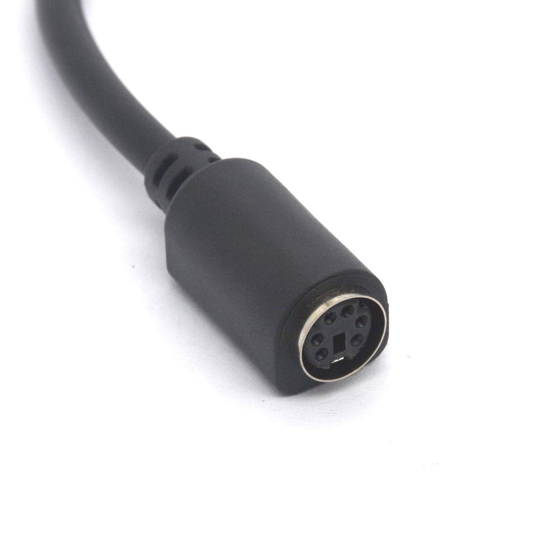 GLHONG 5 Pin DIN to PS/2 Cable Adapter, 5 Pin MIDI Male to 6 Pin Mini Din Female Adaptor for Mouser at Keyboard