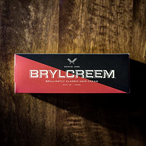3-in-1 Original High Shine Men's Hair Cream for Styling, Strengthening, and Conditioning, Alcohol-Free, 5.5 Ounce