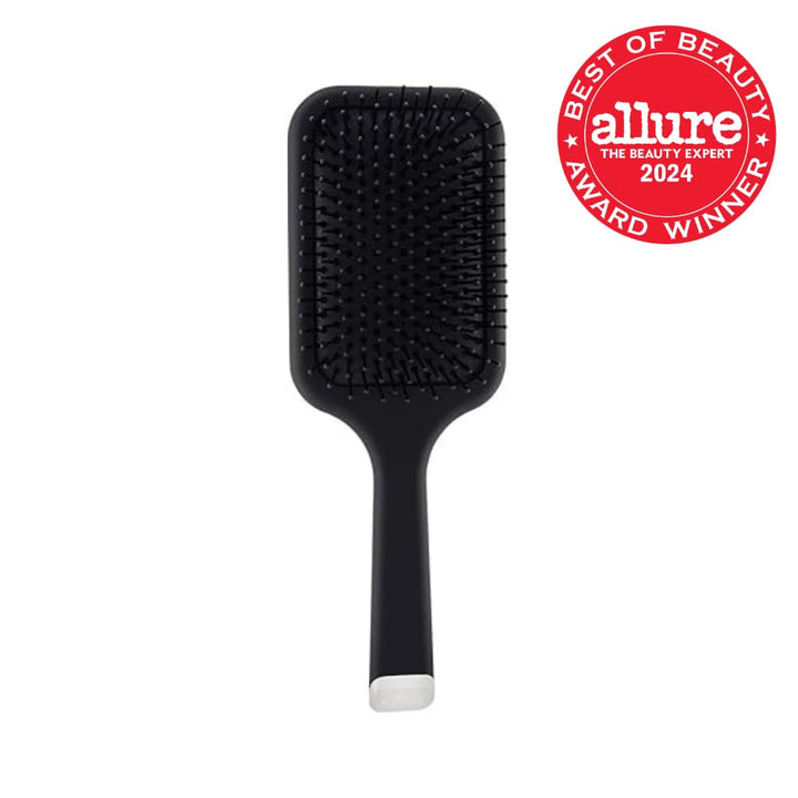 The All-Rounder Paddle Hair Brush Detangling Hair Brush for Thick Hair Broad Flat Base to Create Straight and Sleek Blow-Dries Set Your Style, Brush Out Waves, and Add Texture Black