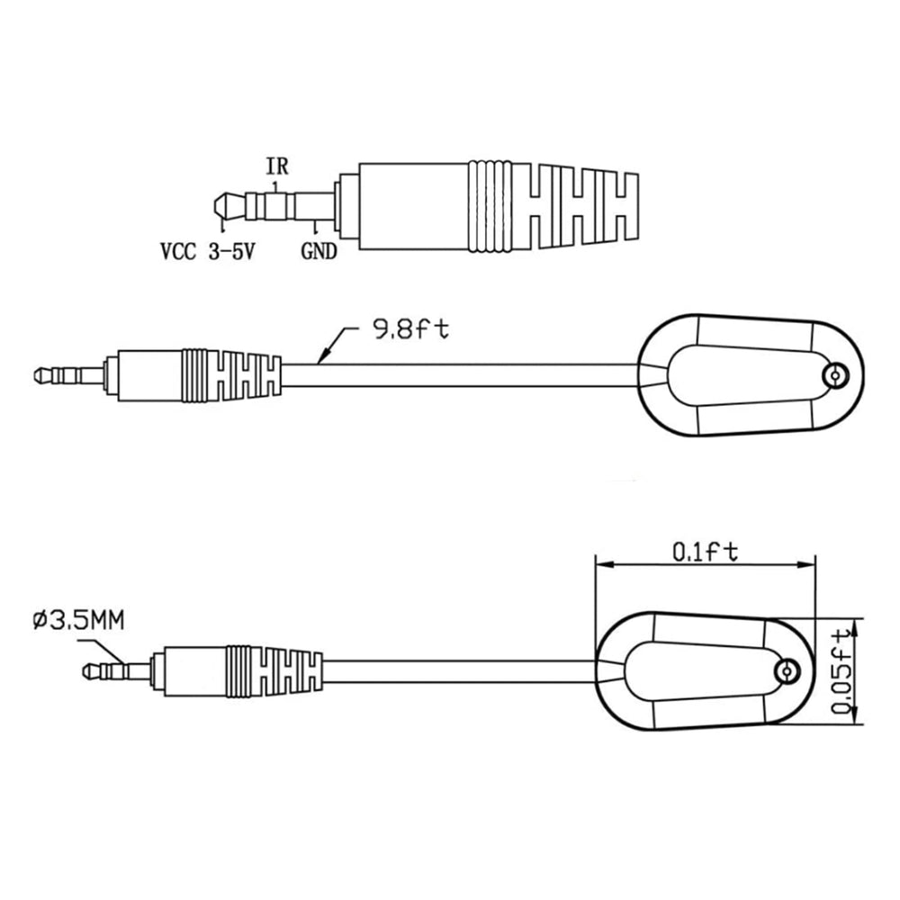SZBJ IR Repeaters Accessories,IR Infrared Receiver Exte