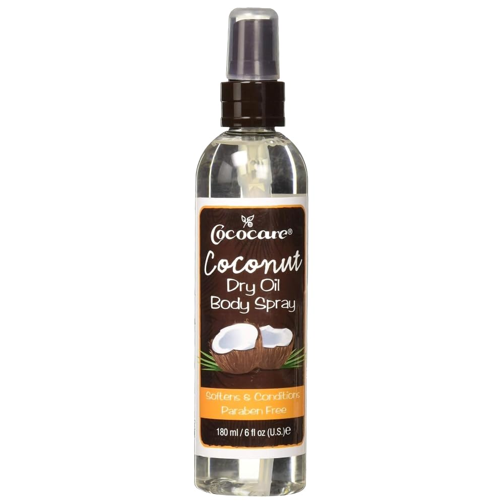 Cococare Coconut Dry Oil Body Spray, 6 Oz