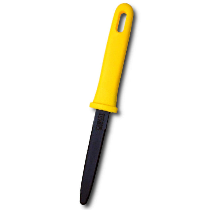 Corrugated Cardboard Cutter Dan Chan 7.5, Safety Box Cutter Knife [Non-Stick Coated Blade], Made in JAPAN, Yellow (DC-190F-1)