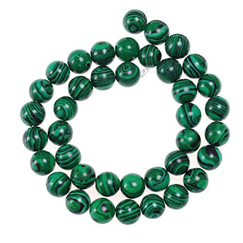 Natural Stone Beads 8mm Malachite Gemstone Round Loose 