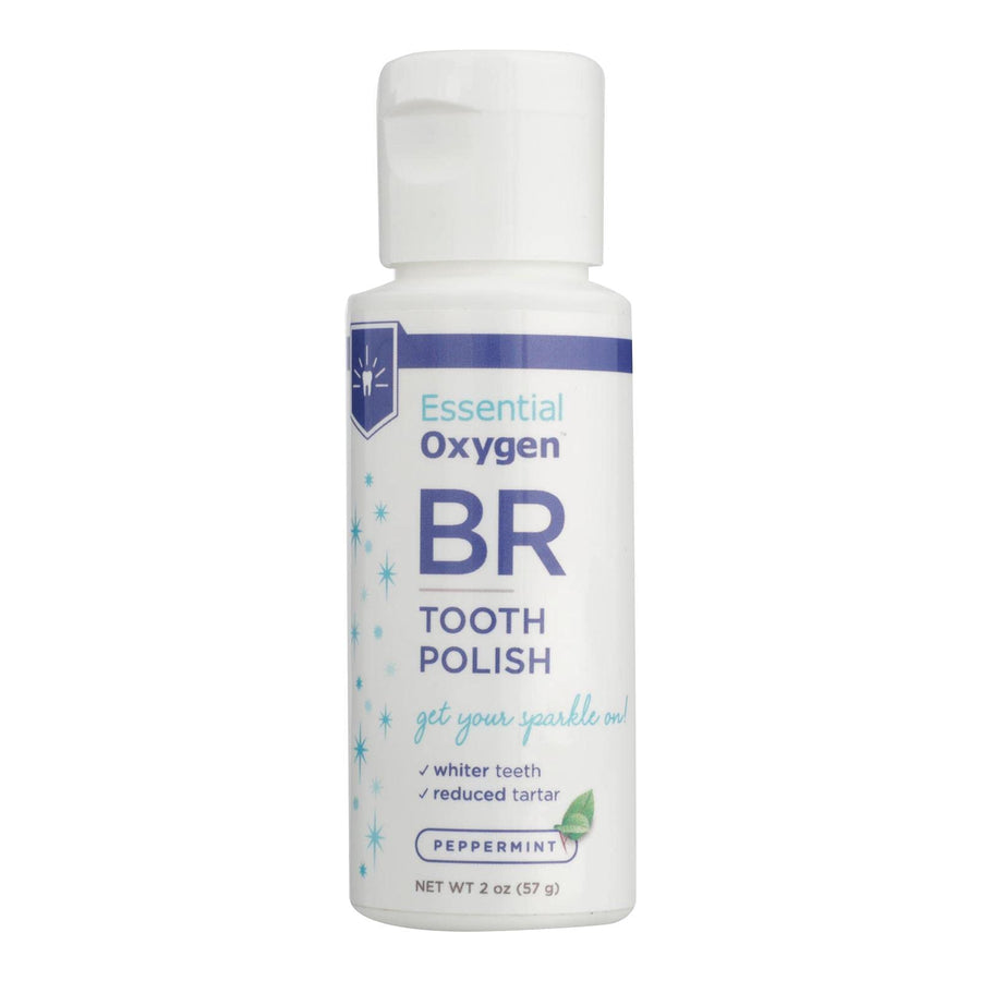 ESSENTIAL OXYGEN Organic Mint Tooth Polish, 2oz