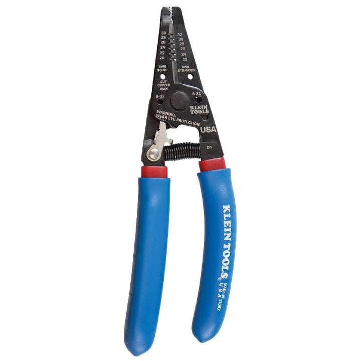 11057 Wire Cutter / Wire Stripper, Made in USA, Heavy Duty Wire Cutter Stripper for 20-30 AWG Solid Wire and 22-32 AWG Stranded Wire