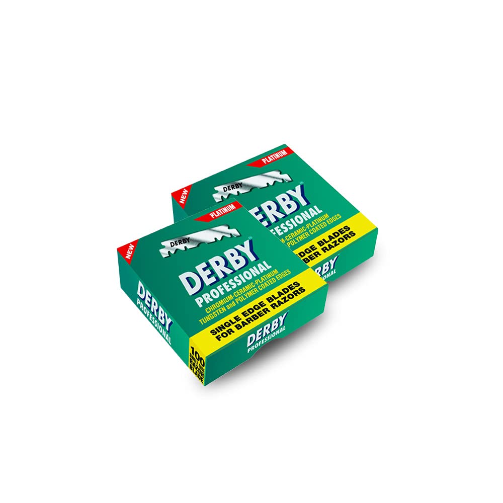 Professional Single Edge Razor Blades, 100 Count (Pack of 2)