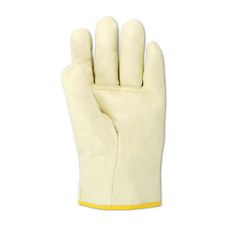 MAGID Leather Lineman Electrical Protector Work Gloves, 1 Pair, Size 8, 125078, for Use with Rubber Insulated Gloves