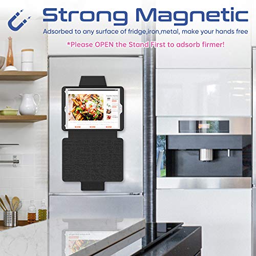 Case for iPad 6th/5th Generation/Air 2/Pro 9.7&#39;&#39;, Smart Magnetic Auto Sleep Cover with Card Holder, Stand Multi-Angles Feature (Black)