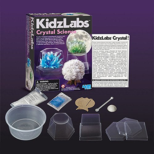 4M Kidzlabs Crystal Science Kit - DIY STEM Toys Lab Exp