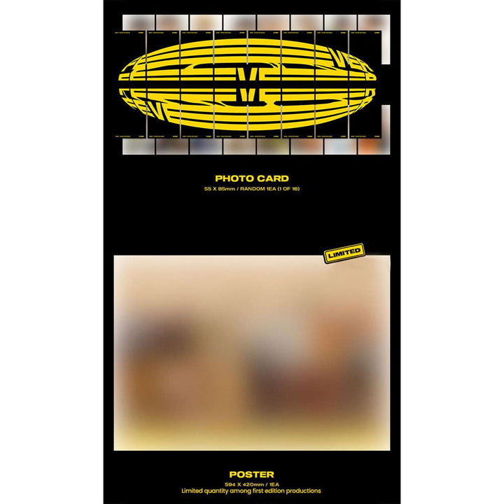 - ZERO: FEEVER EPILOGIST Album Z Version (Folded Poster), Gold, (Ateez-FevEpi)