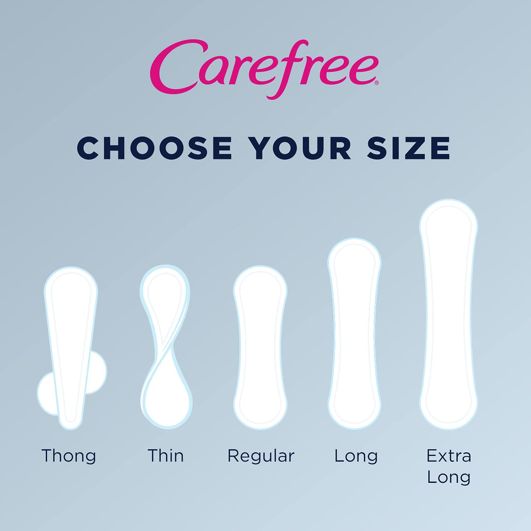 Carefree Acti-Fresh Ultra-Thin Panty Liners, Regular To