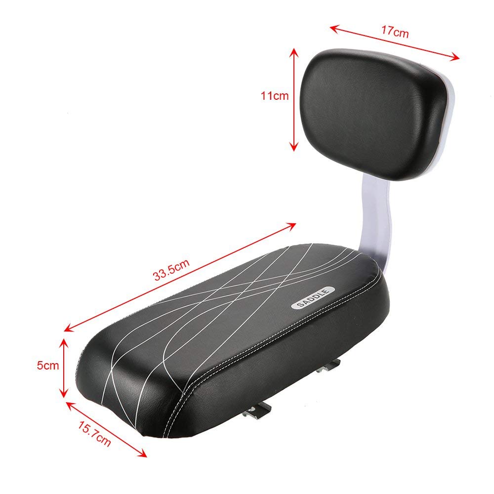 Lixada Bicycle Back Seat Cycling Bike Bicycle MTB PU Le