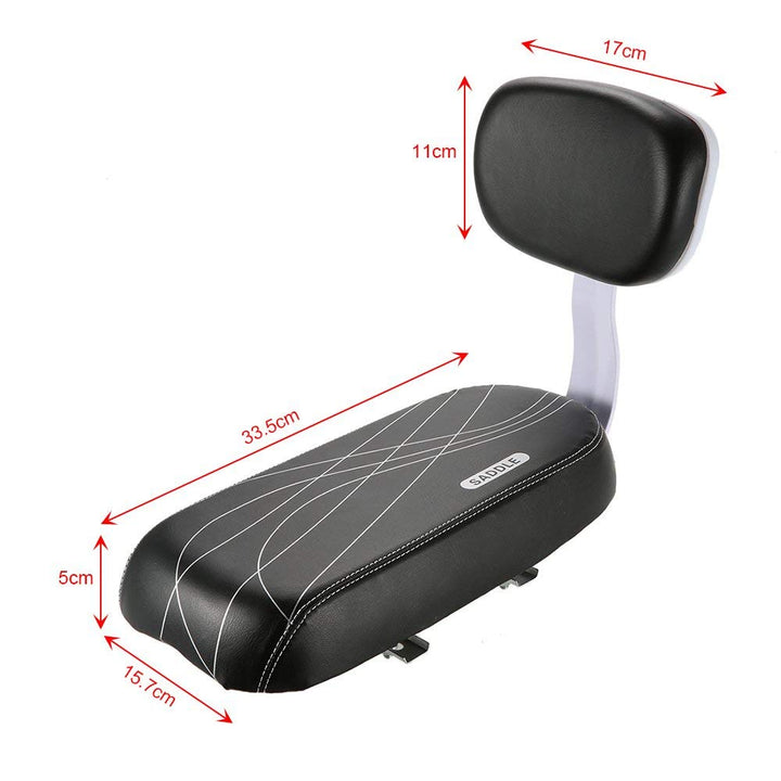 Lixada Bicycle Back Seat Cycling Bike Bicycle MTB PU Le