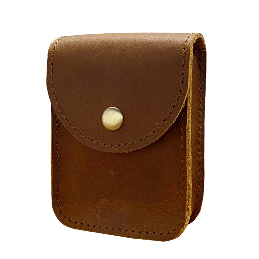 Genuine Leather Playing Card Case, Single Deck Playing Card Box,Leather Pouch Multipurpose with Belt Clip for Carrying Cards Small Tools Storage