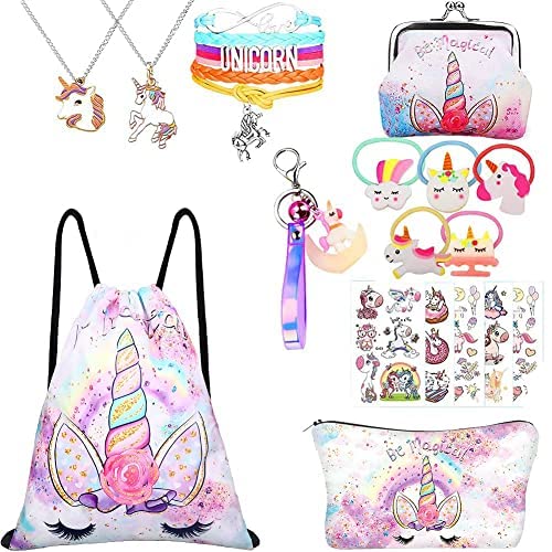 Unicorn Gifts for Girls - Unicorn Bag,Girls Gifts,Birthday Decorations for Teen Girls 8 Pcs