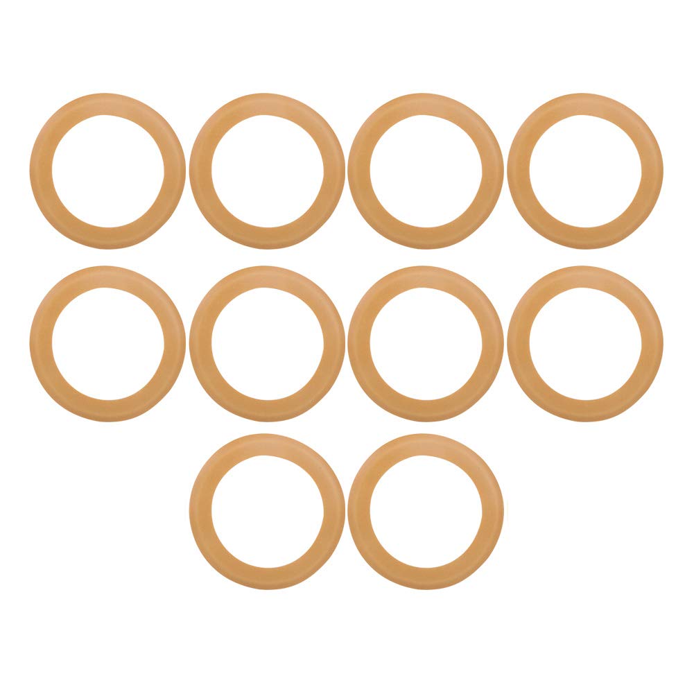 10PCs Rubber Piston Ring, Air Compressor Compression Piston Ring, Seals Rubber O-Ring Kit, Insulated Pump Accessories for 550w OilFree Silent Air Compressor