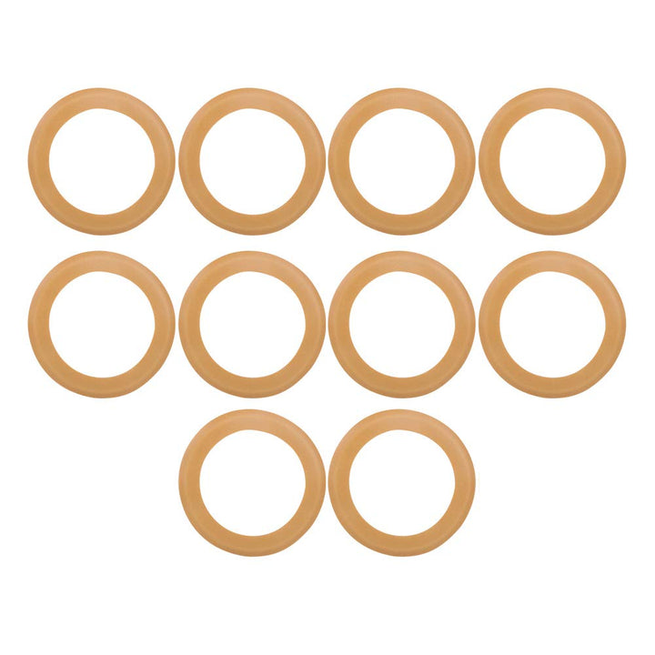 10PCs Rubber Piston Ring, Air Compressor Compression Piston Ring, Seals Rubber O-Ring Kit, Insulated Pump Accessories for 550w OilFree Silent Air Compressor