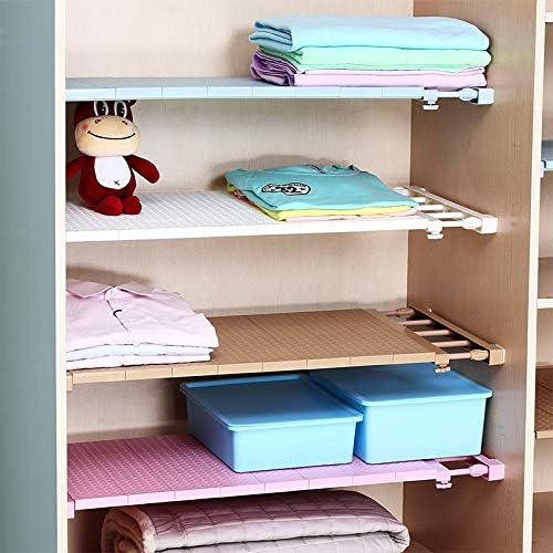 Adjustable Closet Organizer Storage Shelf Wall Mounted 