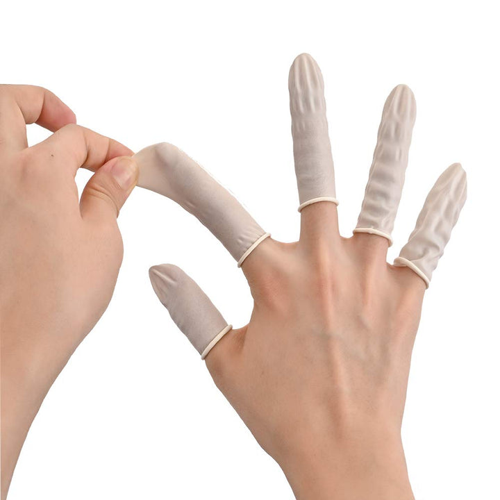 Jeembay Latex Finger cots- Pack of 50 Disposable Medium