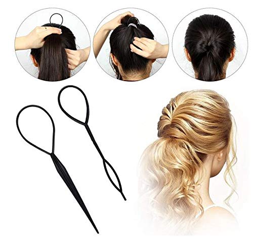 erioctry Set of 20 Donut Bun Maker Fashion Hair Design 