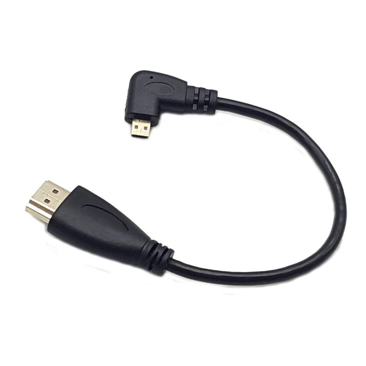 Angled Micro HDMI to HDMI Cable;Seadream 2pcs 8inch 90 