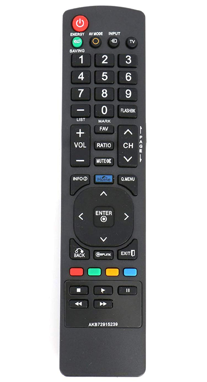 ALLIMITY AKB72915239 Replaced Remote Control Fit for LG TV 22LV2500 26LV2500 32LK330 32LK450 32LV2500 32LV3400 37LK450 37LV3500 42LK450 42LK451C 42LK520 42LV3500 42LW5000 47LW5300 55LK520
