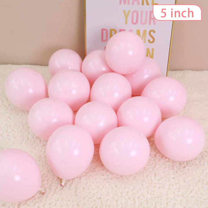 5 Inch Mini Pink Party Pearl Balloons,200 pcs Light Pink Macaron Latex Balloons for Birthday Wedding Engagement Anniversary Christmas Festival Picnic or any Friends &amp; Family Party Decorations Supplier