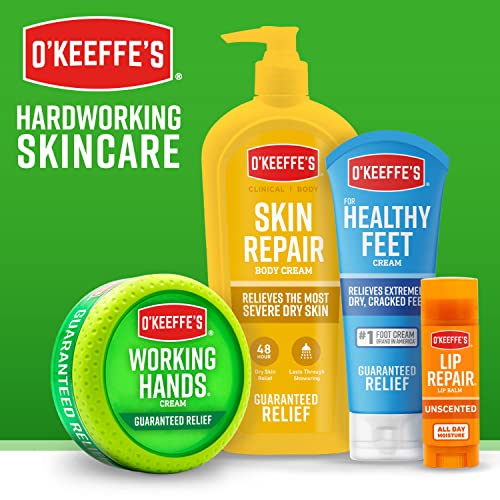 O&#39;Keeffe&#39;s Working Hands Hand Cream for Extremely Dry; Cracked Hands; 3.4 Ounce Jar; (Pack 1)
