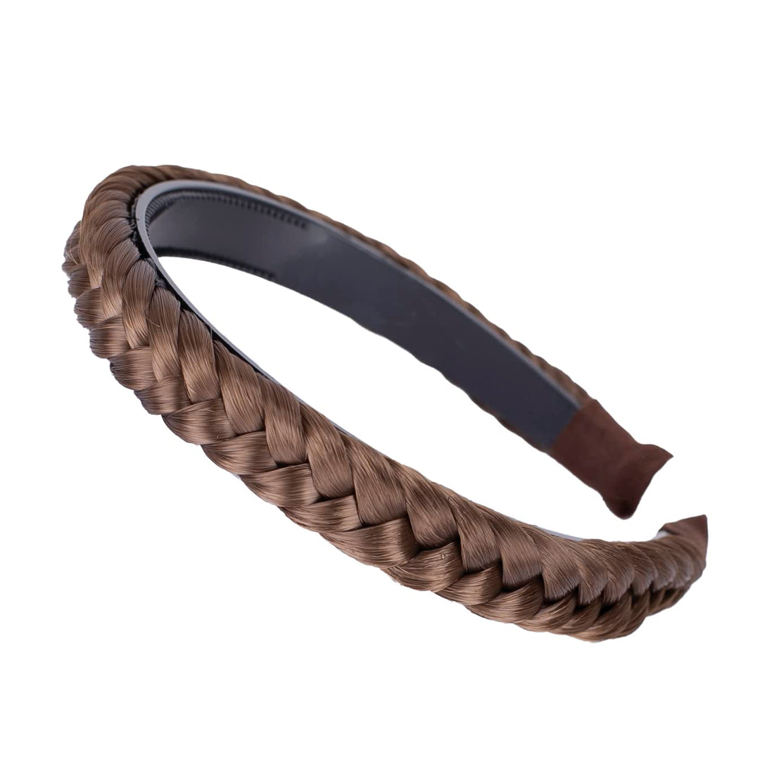 brown # 12 HHR3 : PRETTYSHOP Hair Band Plaited Braid Headband Hairpiece brown # 12 HHR3