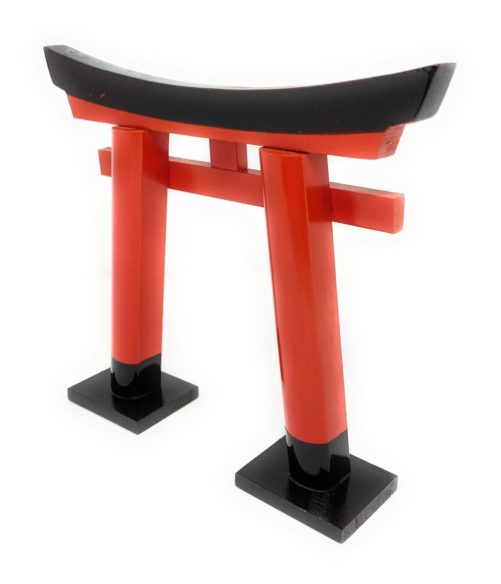Happy Happy Shinto Shrine KAMIDANA Small RED Torii Gate Straight Legs from Japan (Small)