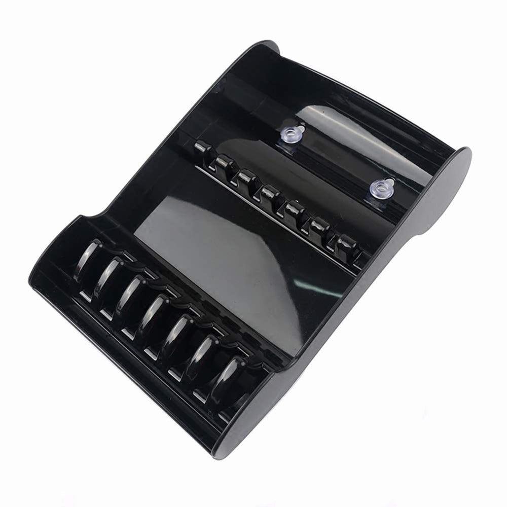 Professional ABS Salon Scissors Holder Racks Barber Shop Shears Stand Organizer Storage Tray Keeper Available for 6 Scissors for Hairdressers Hair Stylist (Grey)