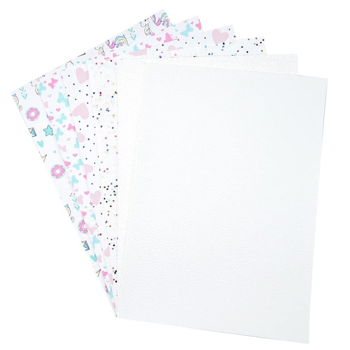 6 Pieces/Set 8x12 Inch (21cm x 30cm) A4 Bundle Leather 